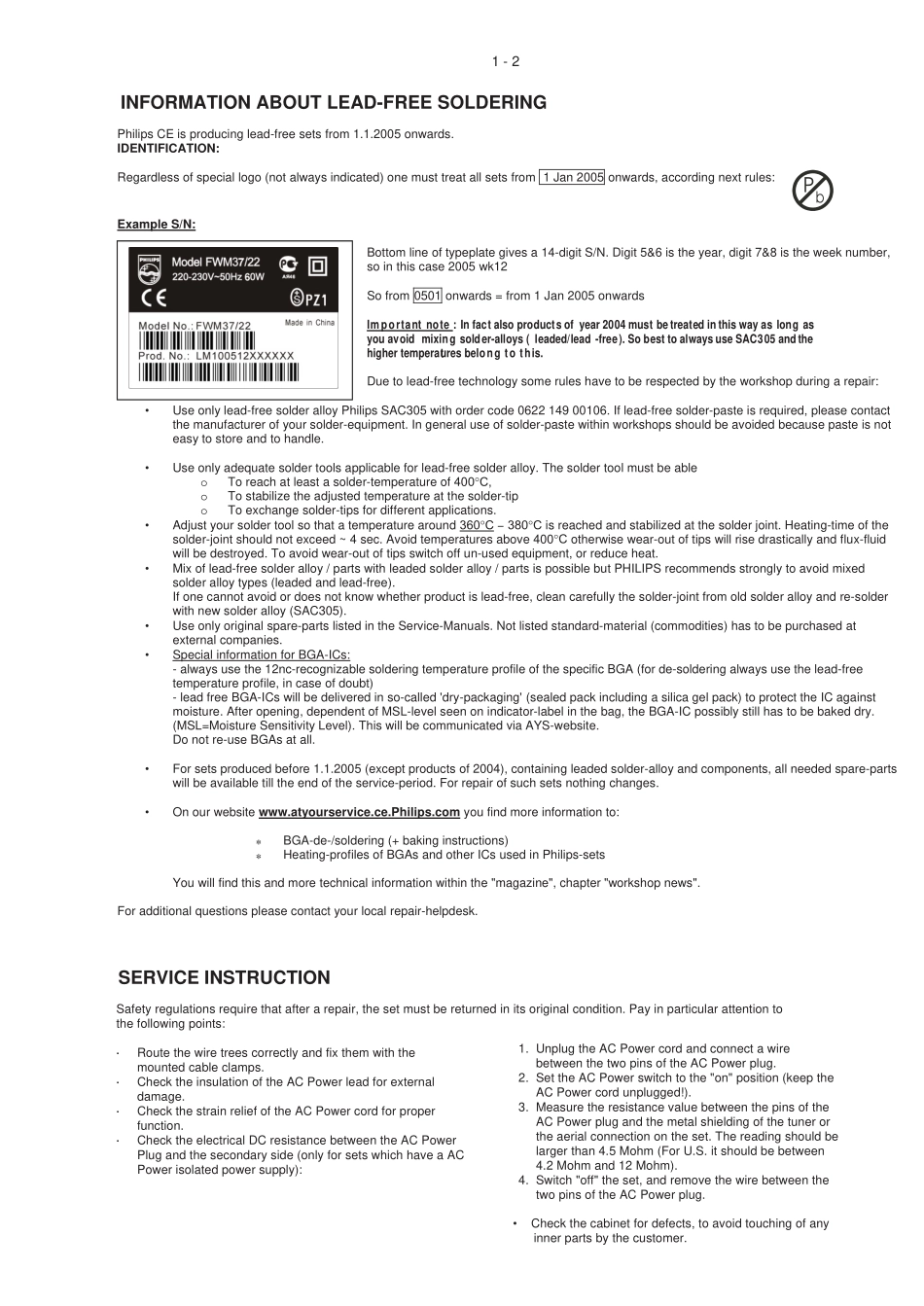 飞利浦MCD705迷你组合音响（DVD Micro System）维修手册.pdf_第3页