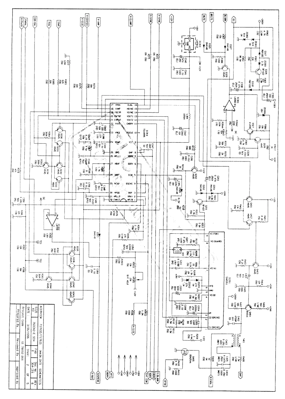 BEUI 7176IS显示器电路原理图_BEUI-7176IS.pdf_第2页