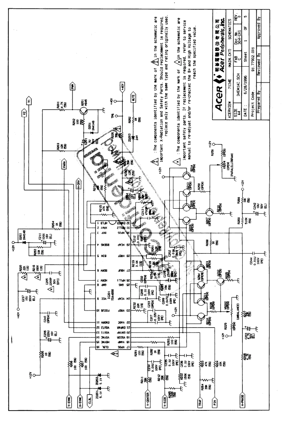 BEUI 7124E显示器电路原理图_BEUI-7124E.pdf_第2页