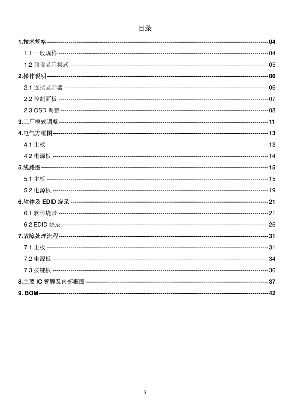 AOC 2217V5液晶显示器维修手册_AOC_2217V5.pdf_第3页