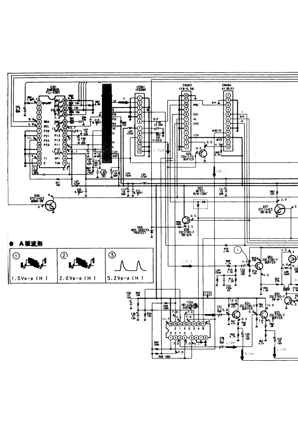 索尼RM-679MT彩电原理图_索尼  KV-3400、RM-679MT、SS-XT291(03).pdf_第1页