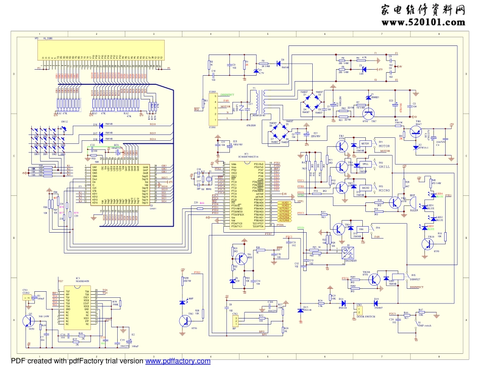 美的微波炉变频电脑板原理图.pdf_第1页