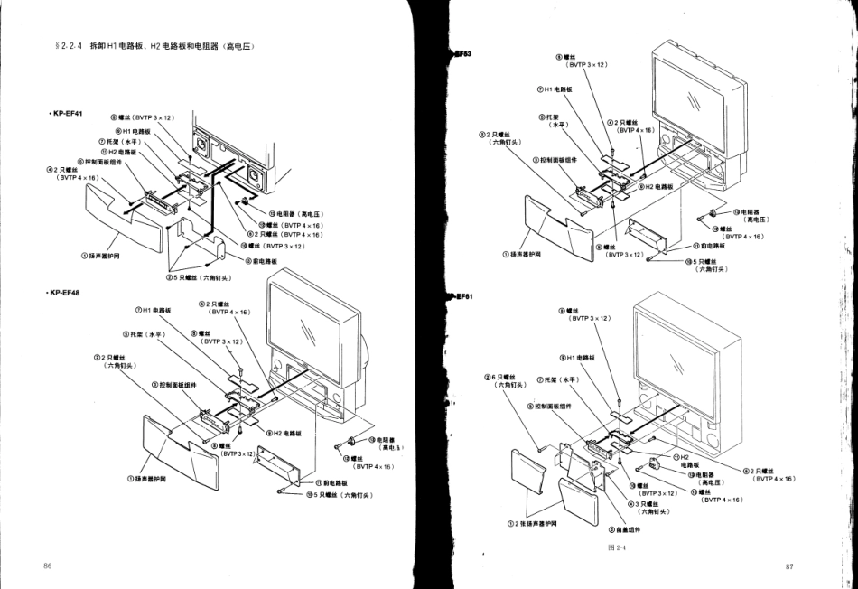 索尼RG-2机芯背投电视维修手册_索尼RG-2机芯.pdf_第3页