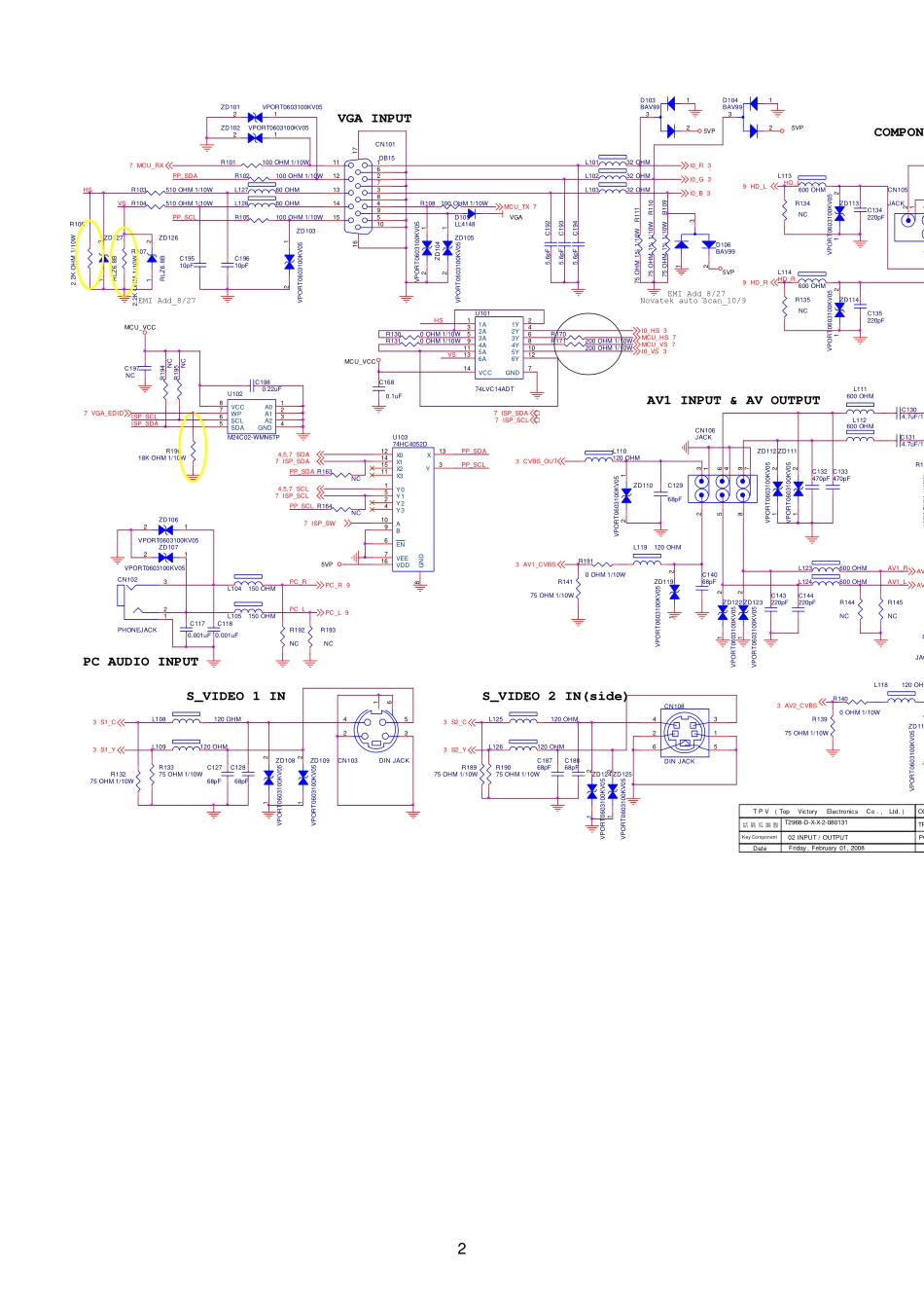 AOC冠捷L42BN83F液晶电视主板电路图.pdf_第2页