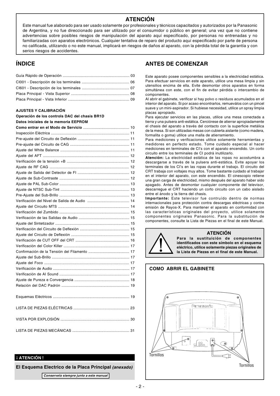 松下TC-29G9A彩电原理图_松下TC-29G9A.pdf_第2页