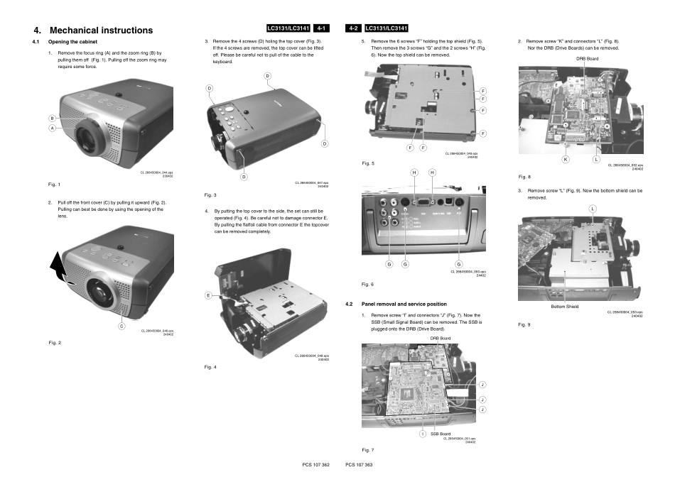 飞利浦LC3141投影机维修手册_LC3131.pdf_第3页