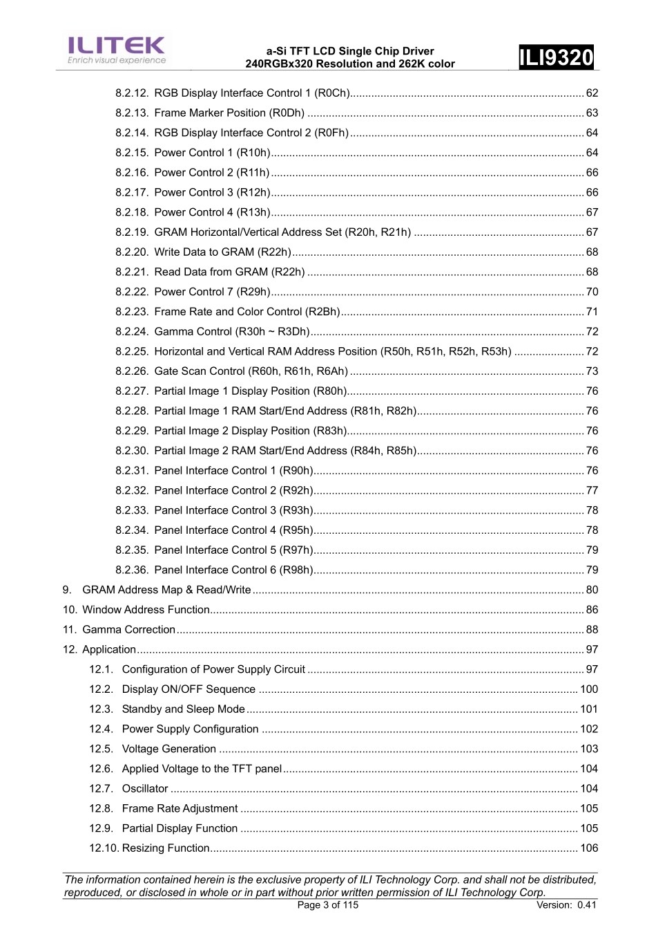 TFT LCD驱动芯片ILI9320DS说明手册.pdf_第3页