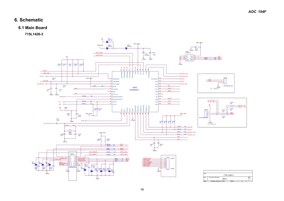 AOC 154FD显示器电路原理图.pdf_第1页