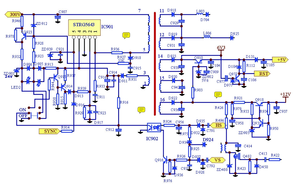 AOC 7K1R2HB显示器电源板电路原理图.pdf_第1页