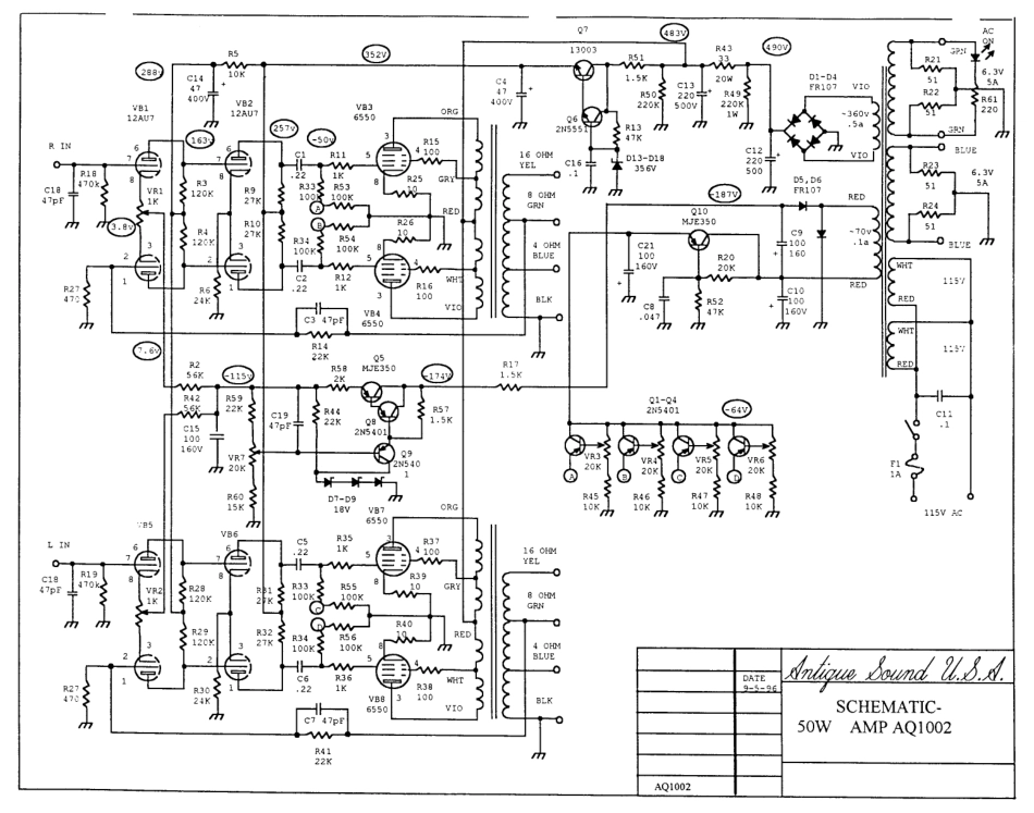 ANTIQUE SOUND AQ1002 SCH功放电路原理图.pdf_第1页