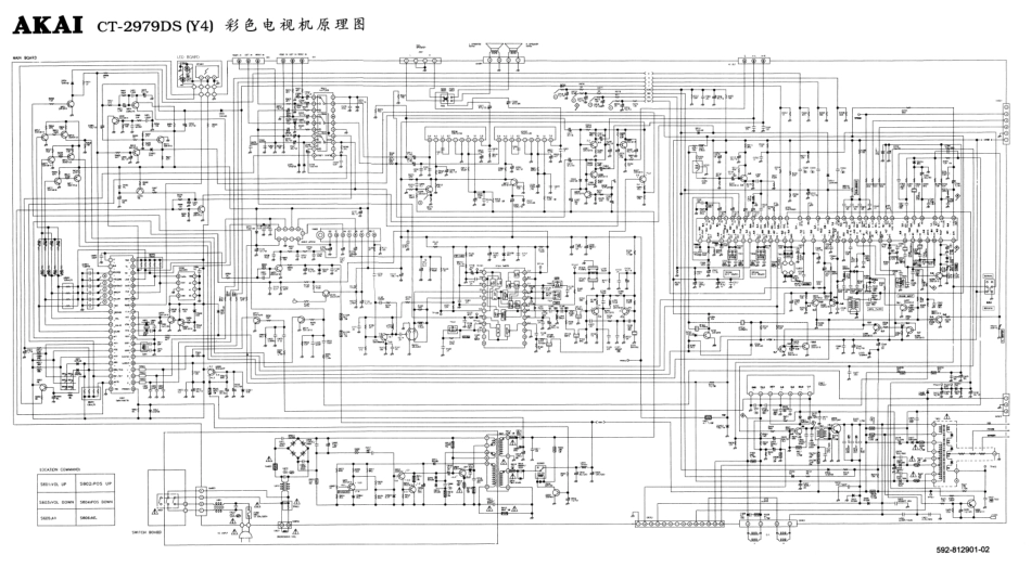 AKAI CT-2979DS(Y4)彩电电路原理图_CT-2979DS(Y4).pdf_第1页