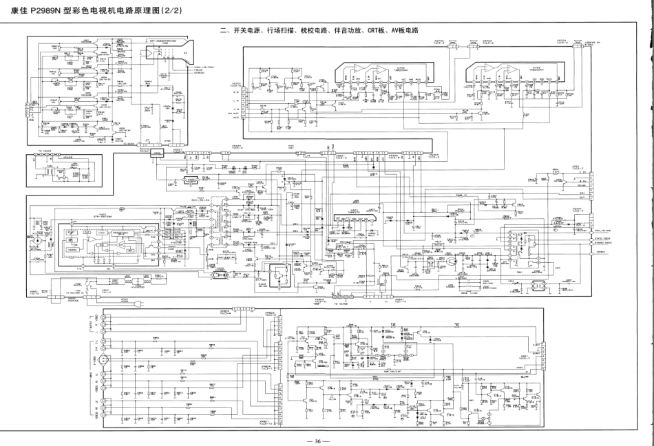 康佳T2588N彩电电路原理图.pdf_第2页