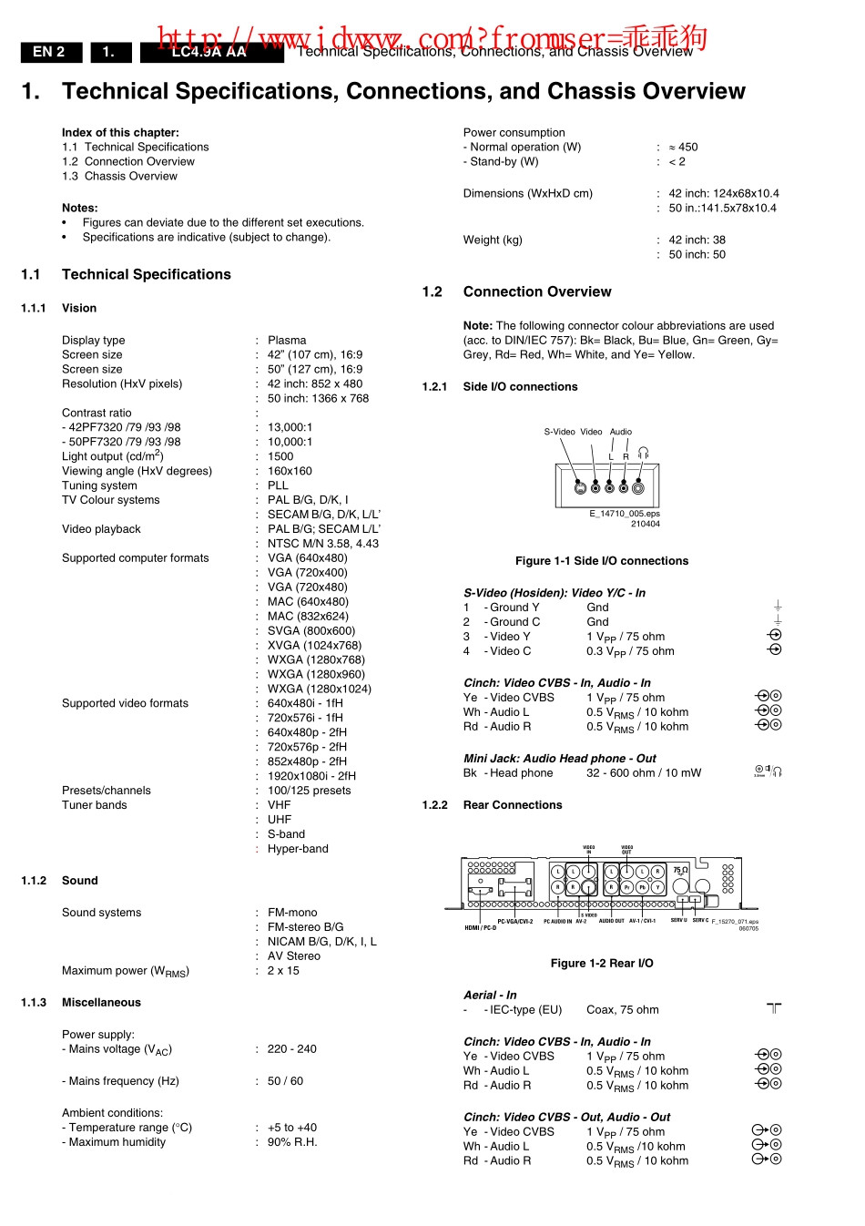 飞利浦LC4.9A AA机芯维修手册_37PF7320-93.pdf_第2页