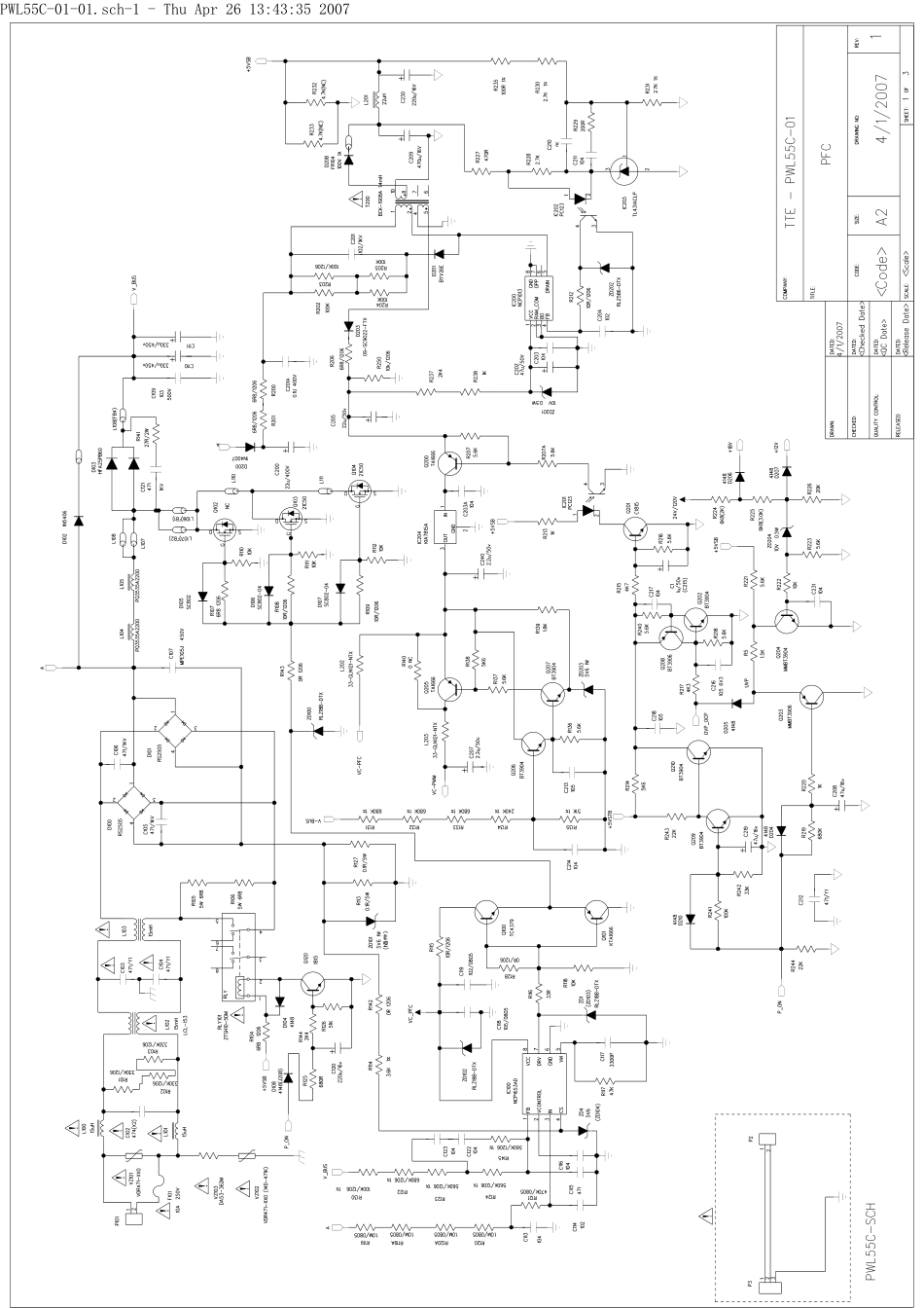 TCL液晶电视LCD 42SMPS电源板电路图.pdf_第1页