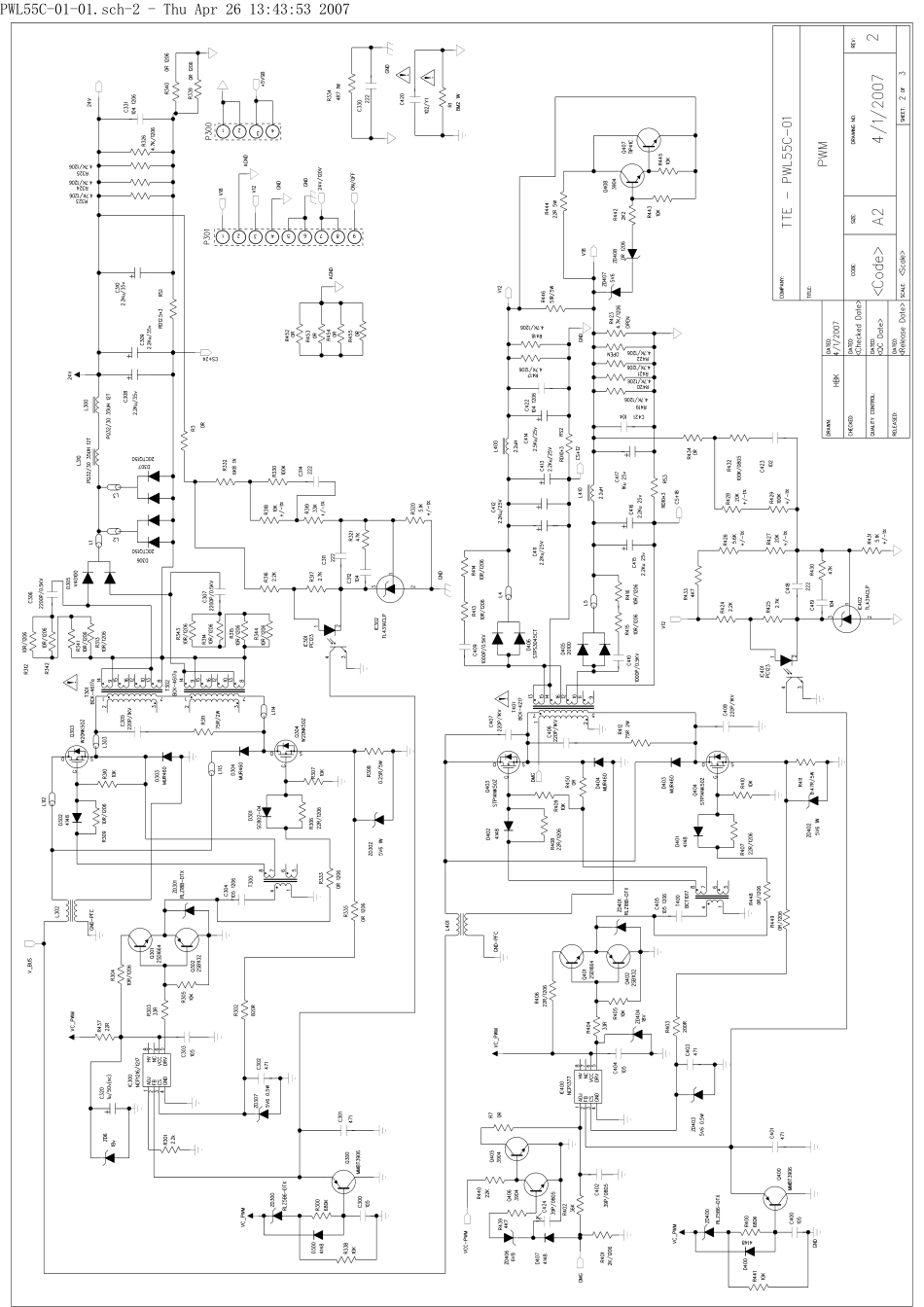 TCL液晶电视LCD 42SMPS电源板电路图.pdf_第2页