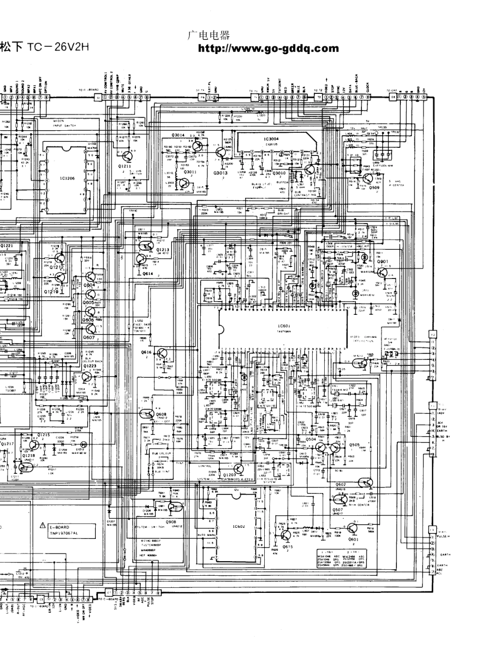 松下TC-26V2H彩电图纸_松下  TC-26V2H(08).pdf_第1页