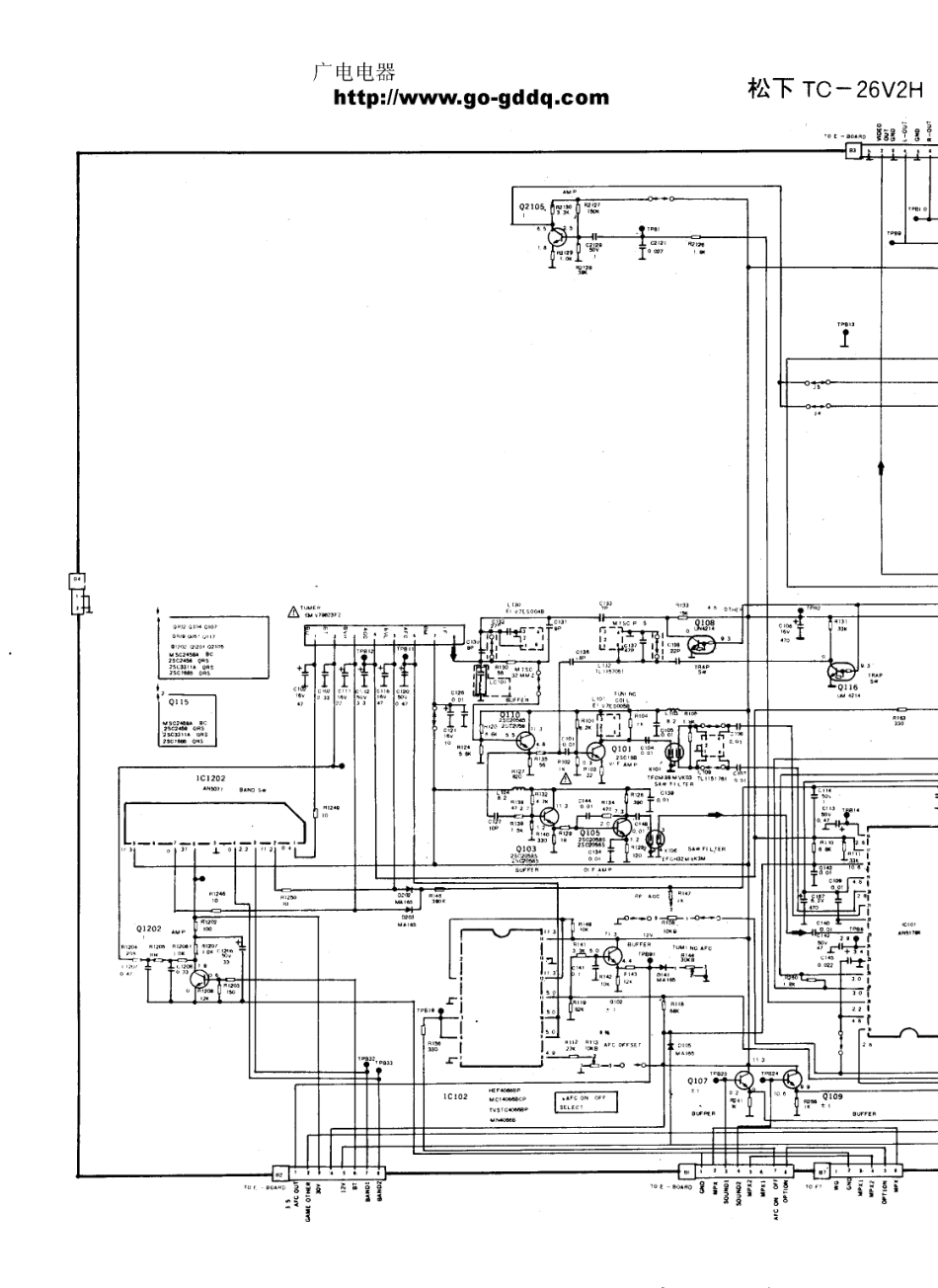 松下TC-26V2H彩电图纸_松下  TC-26V2H(05).pdf_第1页