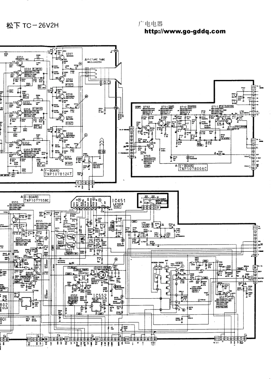 松下TC-26V2H彩电图纸_松下  TC-26V2H(02).pdf_第1页