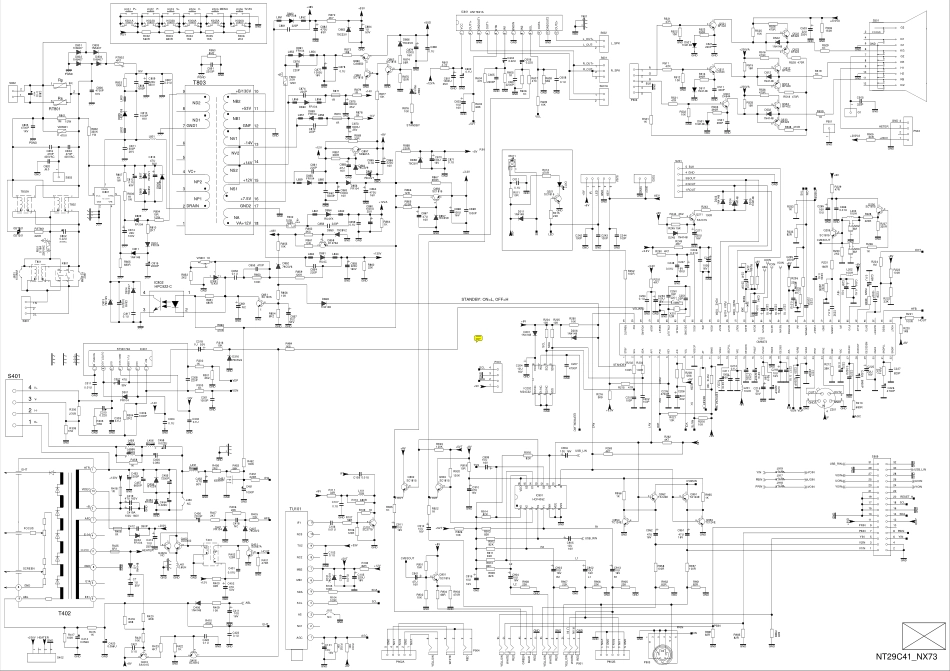 TCL王牌NT25M89彩电（NX73机芯）电路原理图.pdf_第1页