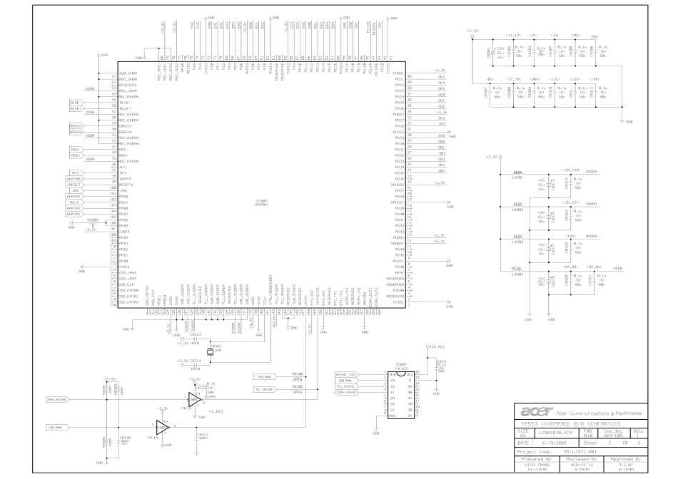 ACER FP553液晶显示器图纸_FP553.pdf_第2页