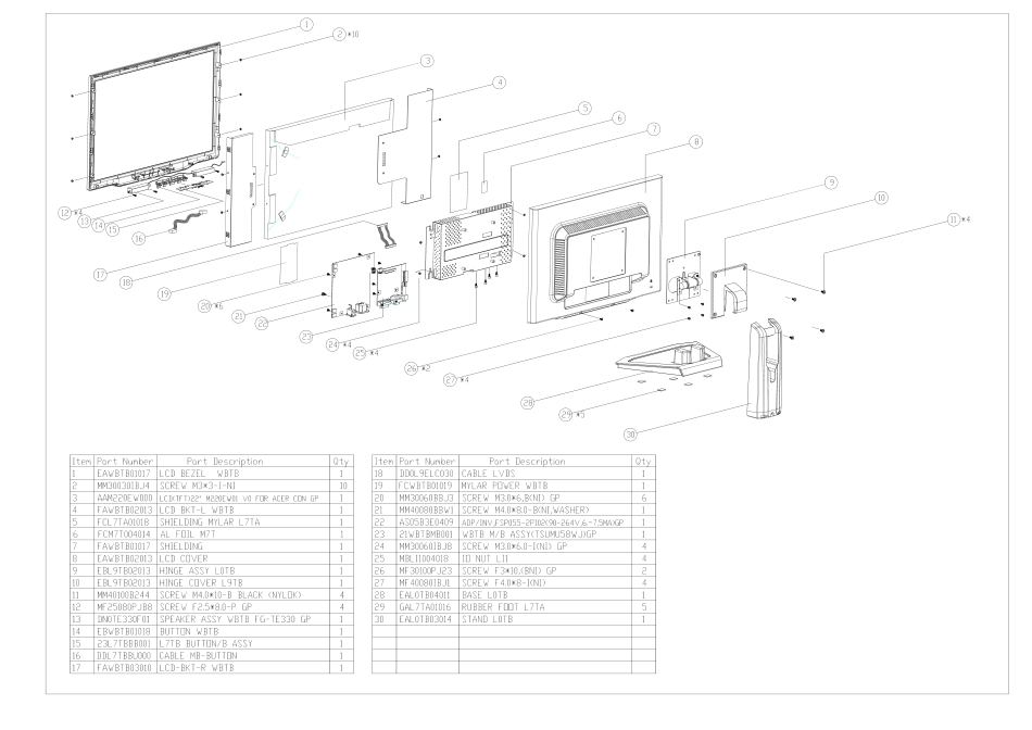 ACER AL2223w液晶显示器电路原理图_ACER_AL2223w.pdf_第2页