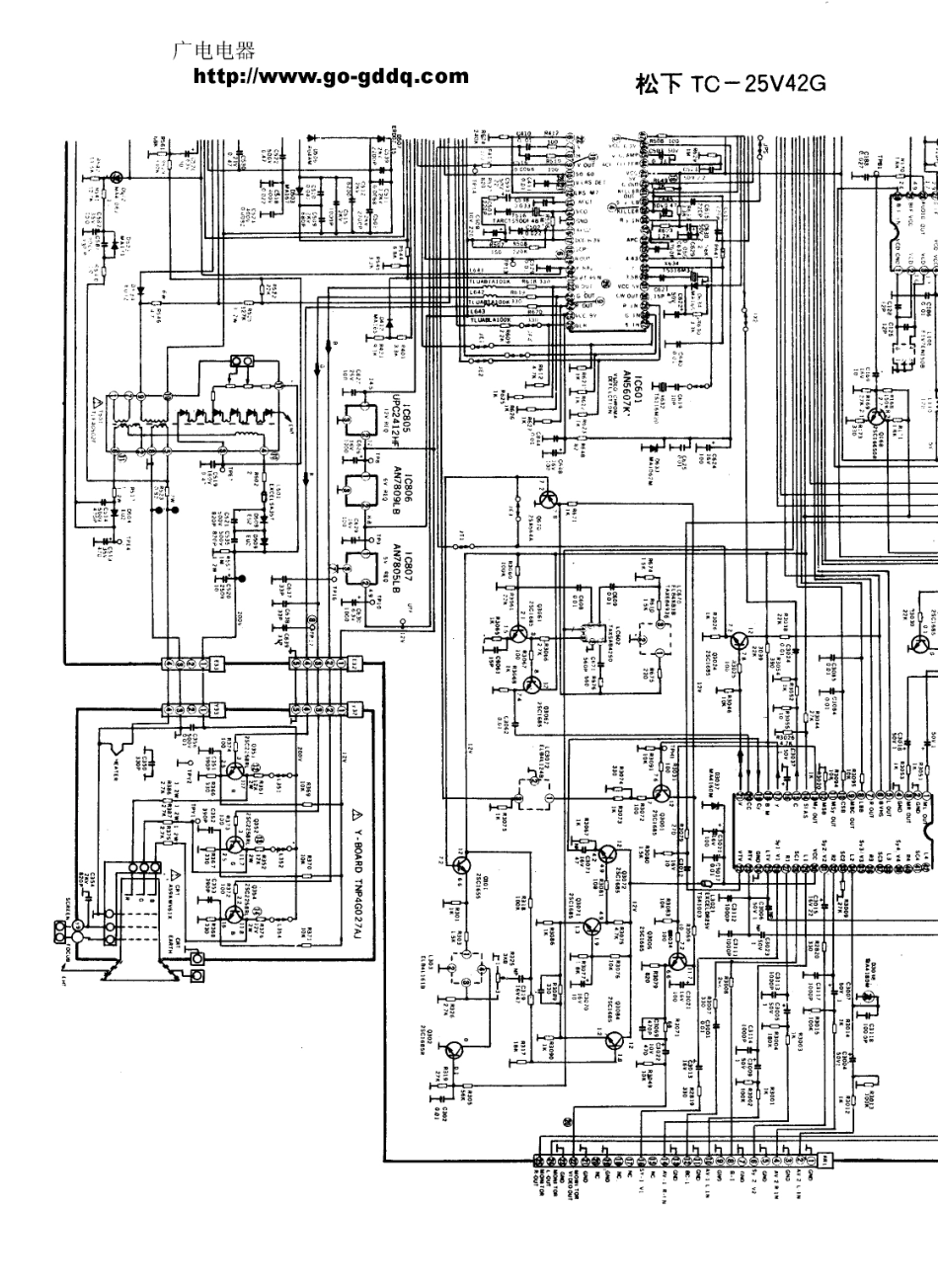 松下TC-25V42G彩电图纸_松下  TC-25V42G(05).pdf_第1页