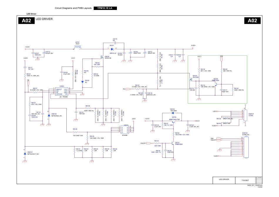 飞利浦715G5827-P03-000-0020电源板电路图.pdf_第2页