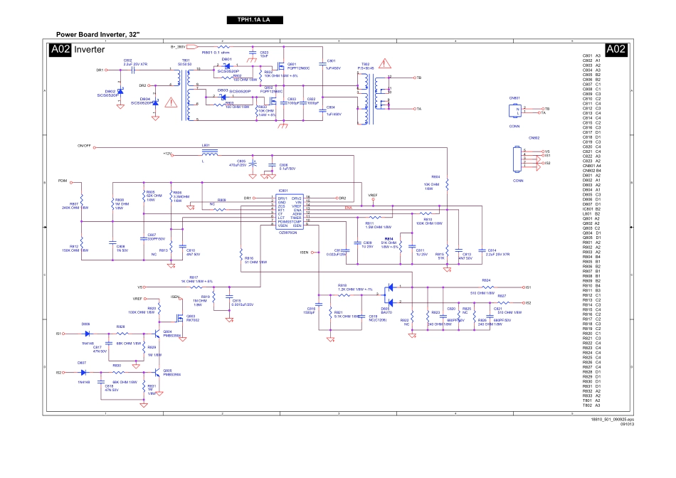 飞利浦715G3332-P01-H20-0030电源板电路图.pdf_第2页