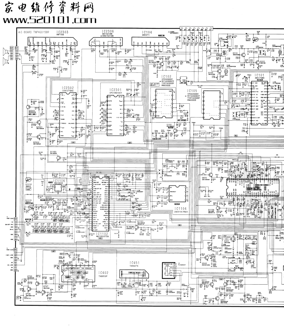 松下TC-25V40彩电原理图_松下TC-25V40.pdf_第1页