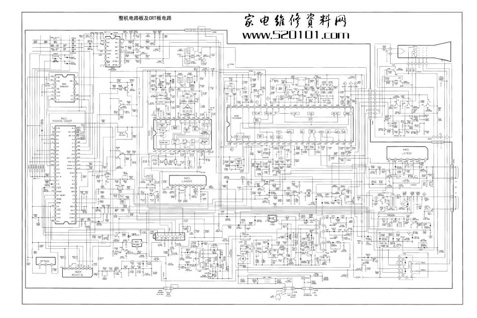 康佳T1926彩电原理图_康佳T1926图纸.pdf_第1页
