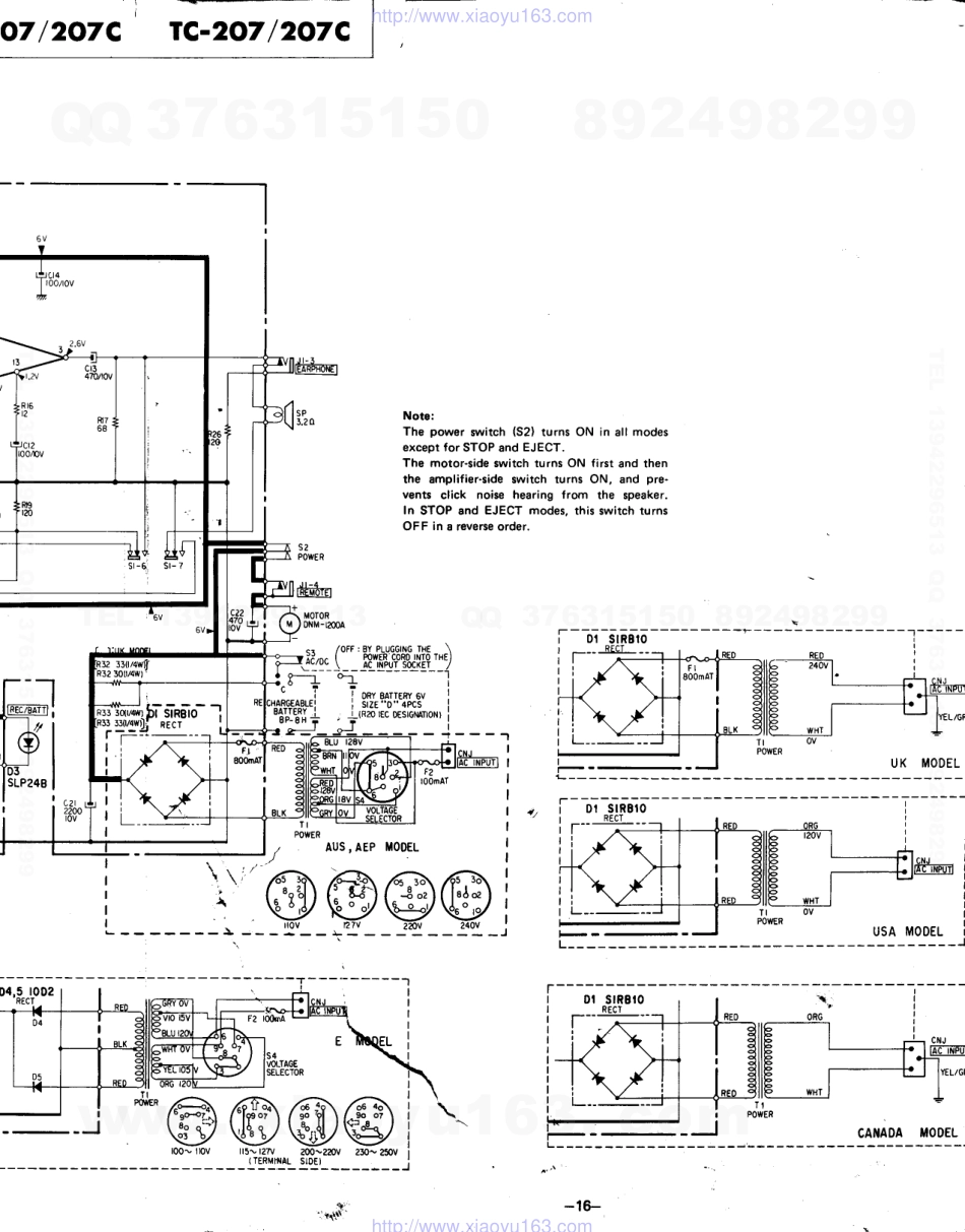 索尼SONY TC-207电路图.pdf_第2页