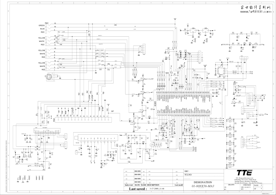 TCL乐华NX56B机芯线路原理图_乐华NX56B机芯.pdf_第3页