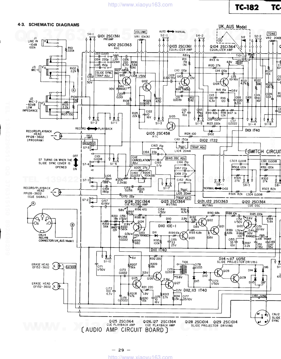 索尼SONY TC-182电路图.pdf_第1页