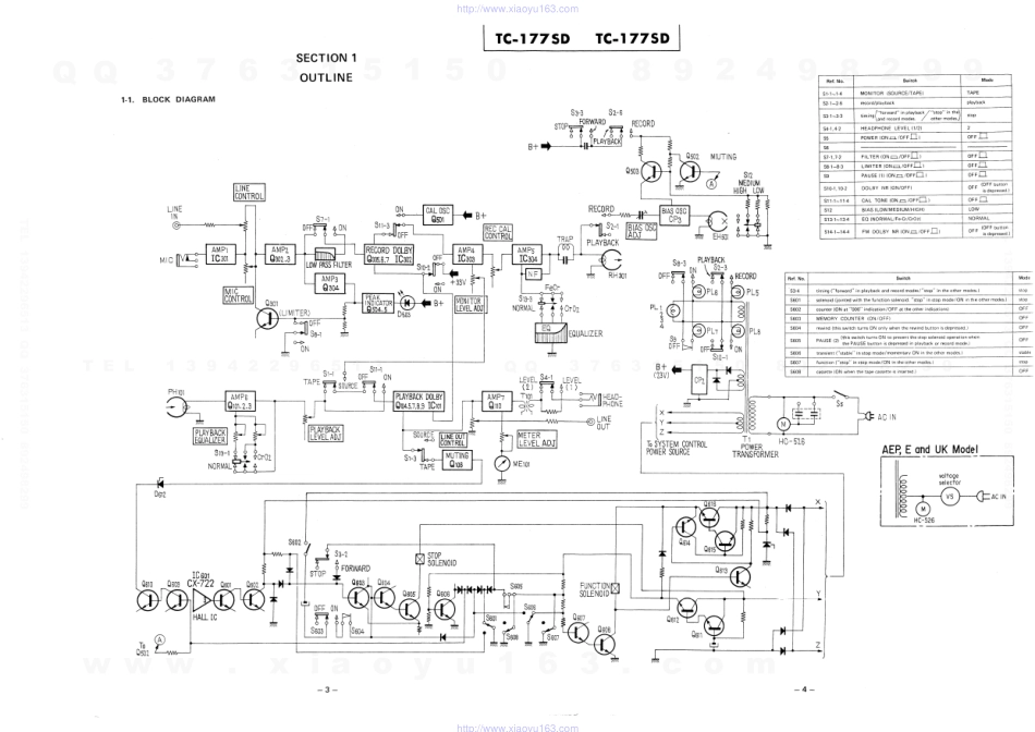 索尼SONY TC-177SD电路图.pdf_第3页