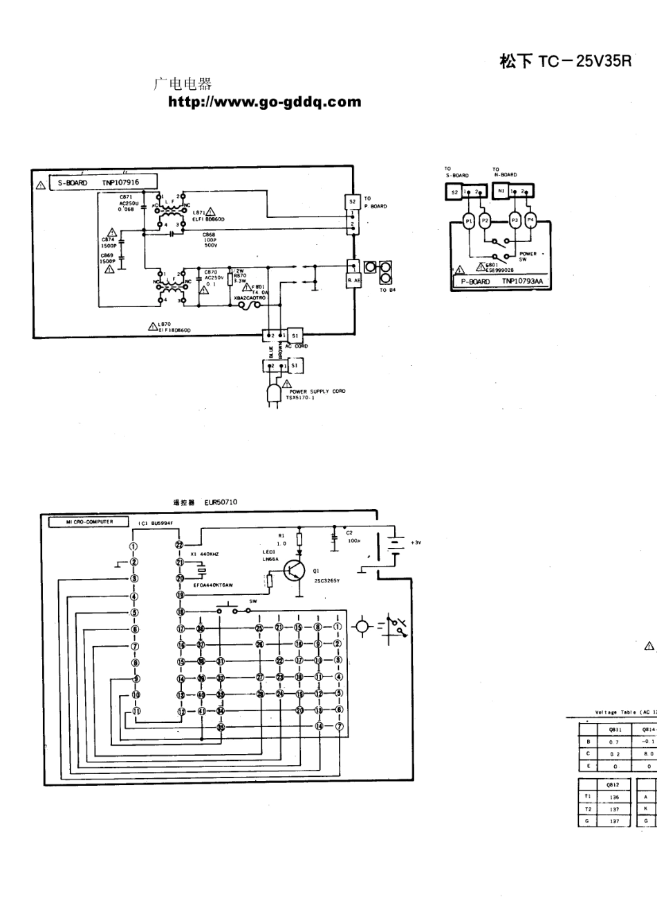 松下TC-25V35R彩电图纸_松下  TC-25V35R(21).pdf_第1页