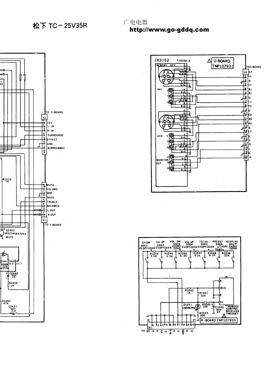 松下TC-25V35R彩电图纸_松下  TC-25V35R(20).pdf_第1页