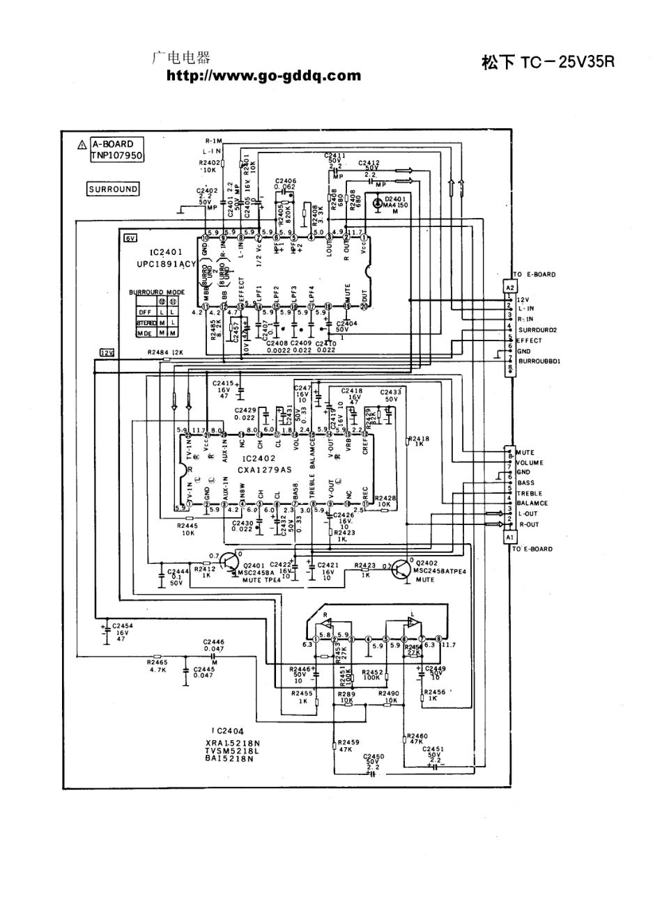 松下TC-25V35R彩电图纸_松下  TC-25V35R(19).pdf_第1页