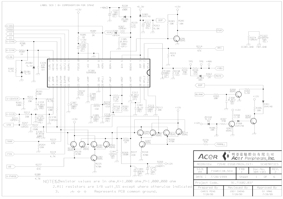 ACER 7254E显示器电路原理图_7254E.pdf_第2页