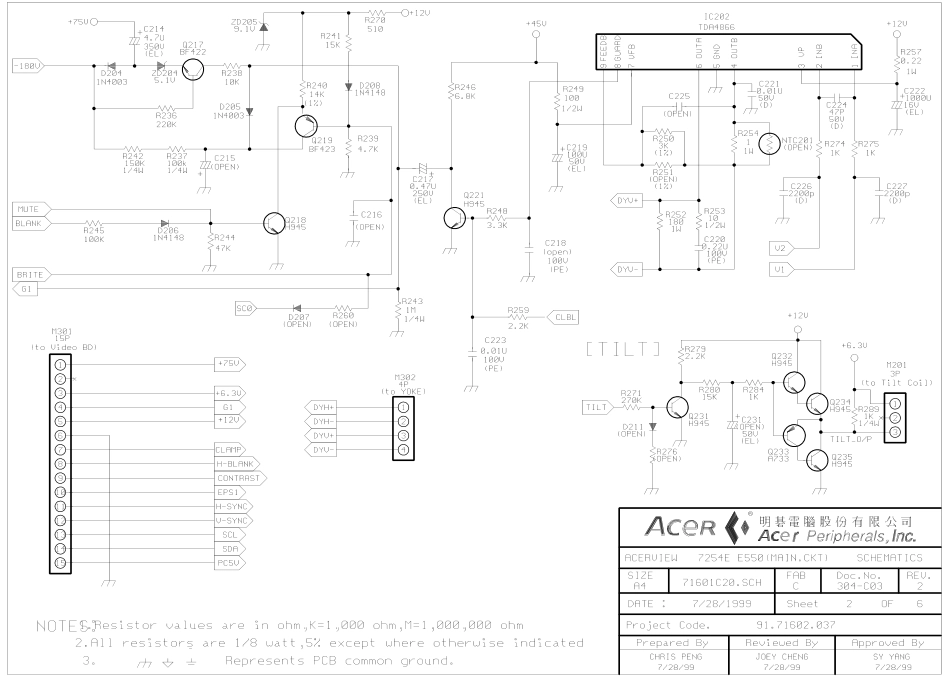 ACER 7254E显示器电路原理图_7254E.pdf_第3页