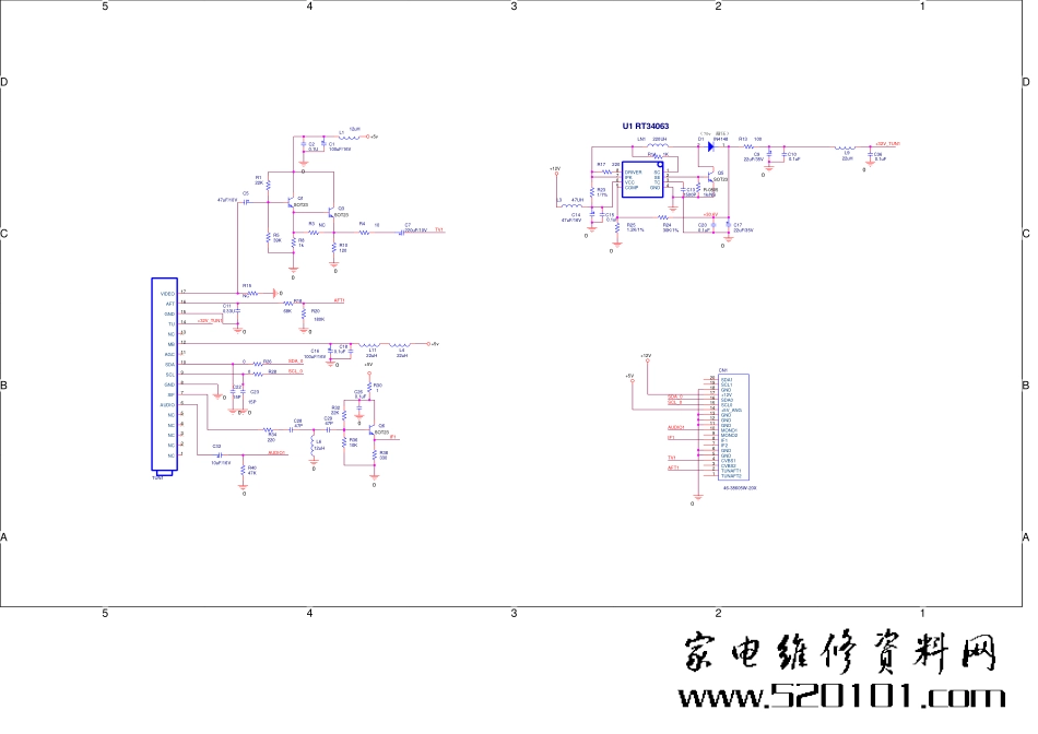 TCL乐华LCD3026H液晶电视原理图_乐华_LCD3026H_2.pdf_第1页