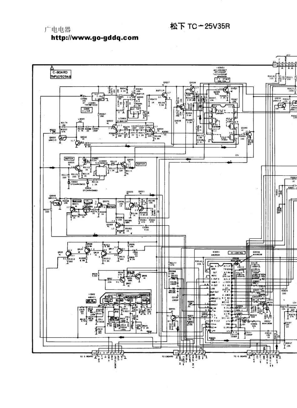 松下TC-25V35R彩电图纸_松下  TC-25V35R(15).pdf_第1页