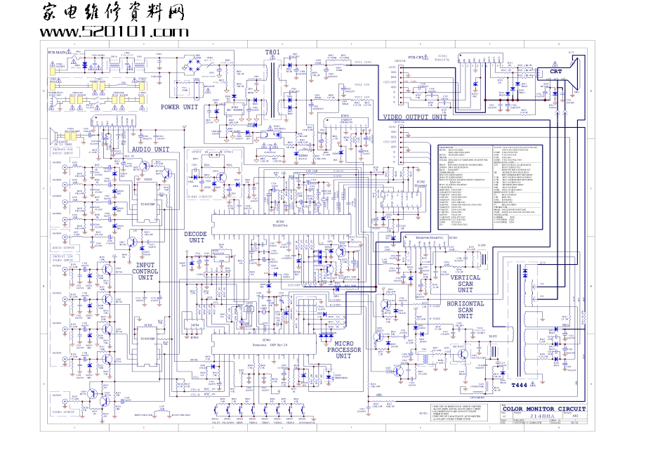 TCL乐华J1488A彩电原理图_乐华J1488A.pdf_第1页