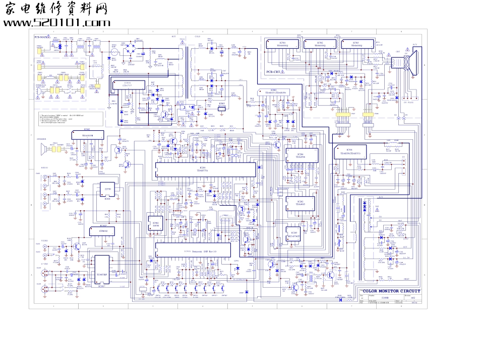 TCL乐华J2188B彩电原理图_乐华J2188B.pdf_第1页