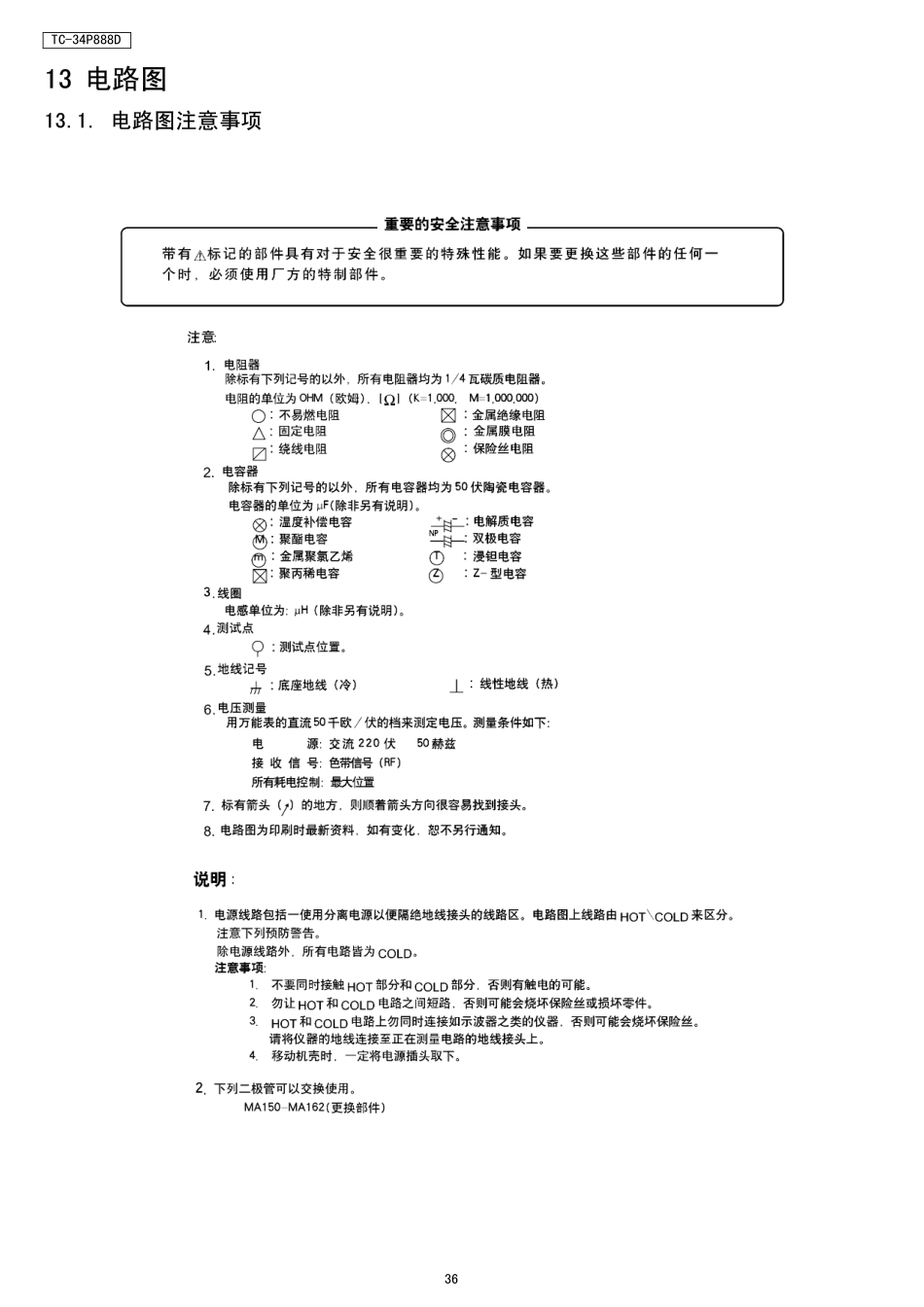 松下TC-34P888D（GP11机芯）彩电维修手册_34p888dxlt.pdf_第1页