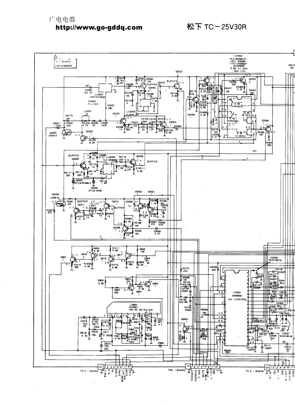 松下TC-25V30R彩电图纸_松下  TC-25V30R(15).pdf_第1页