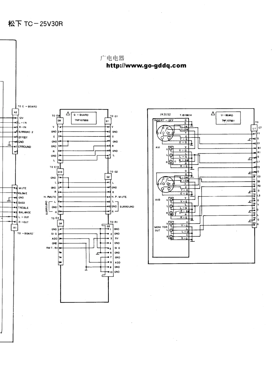 松下TC-25V30R彩电图纸_松下  TC-25V30R(12).pdf_第1页