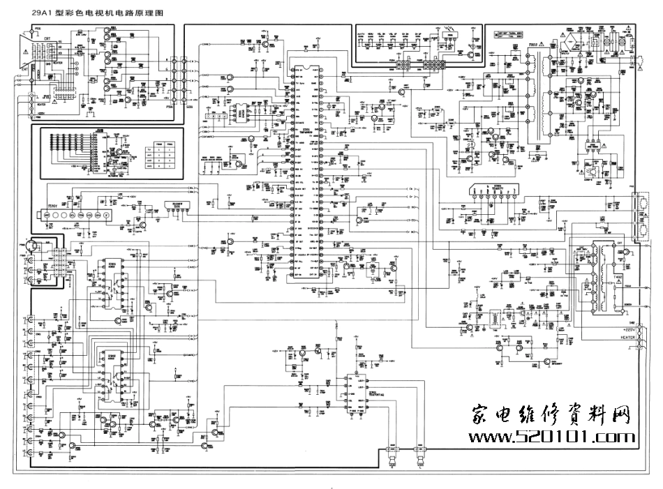 TCL乐华29A1彩电电路原理图_29A1.PDF_第1页