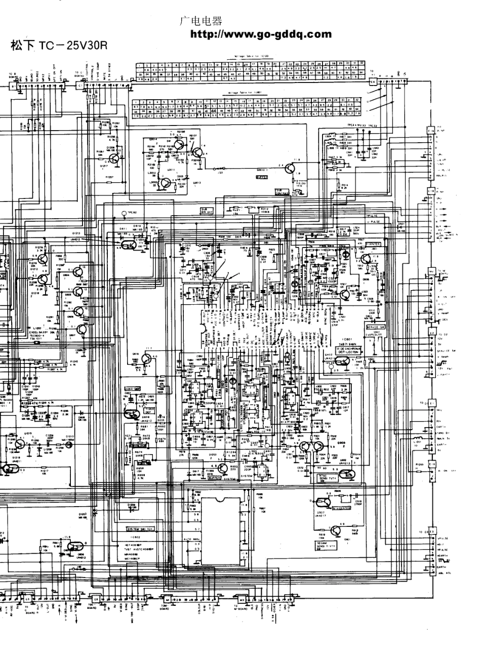 松下TC-25V30R彩电图纸_松下  TC-25V30R(08).pdf_第1页