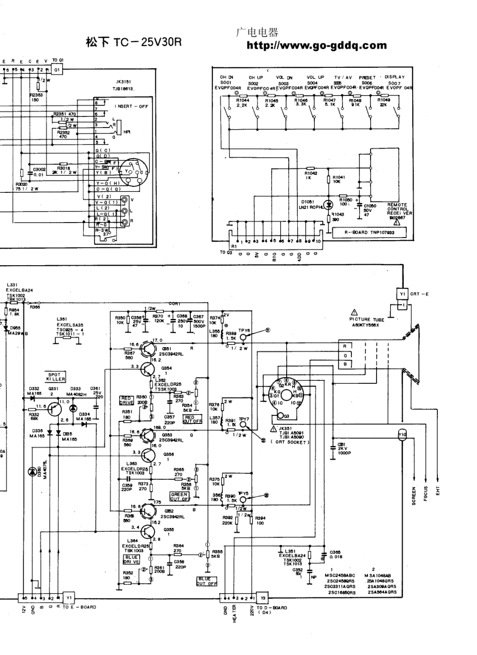 松下TC-25V30R彩电图纸_松下  TC-25V30R(02).pdf_第1页