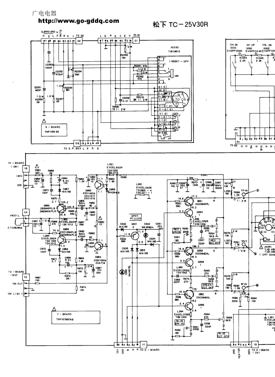 松下TC-25V30R彩电图纸_松下  TC-25V30R(01).pdf_第1页